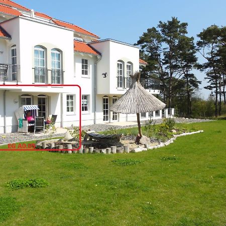 3 Zimmer Ferienwohnung Haus Meeresblick Mit Meerblick A005 Mit Suedterrasse Und Strandkorb Baabe Luaran gambar