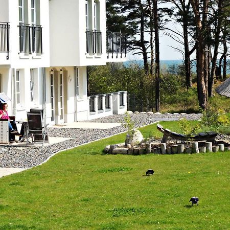 3 Zimmer Ferienwohnung Haus Meeresblick Mit Meerblick A005 Mit Suedterrasse Und Strandkorb Baabe Luaran gambar