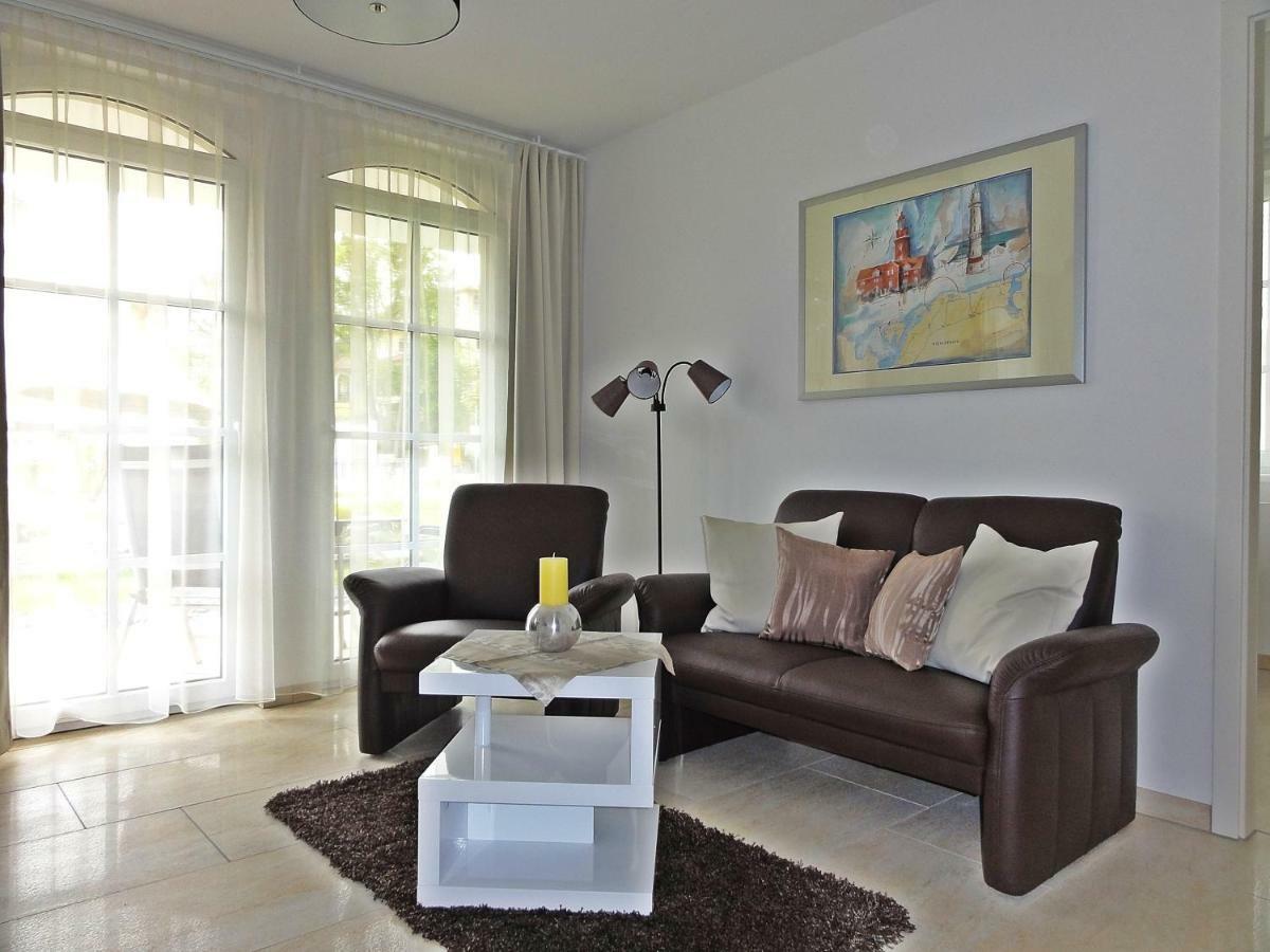 3 Zimmer Ferienwohnung Haus Meeresblick Mit Meerblick A005 Mit Suedterrasse Und Strandkorb Baabe Luaran gambar
