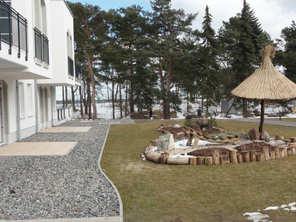 3 Zimmer Ferienwohnung Haus Meeresblick Mit Meerblick A005 Mit Suedterrasse Und Strandkorb Baabe Luaran gambar